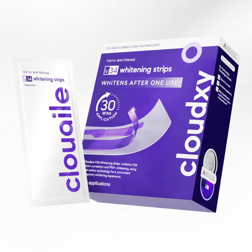 14 Pairs V34 Purple Teeth Whitening Strips